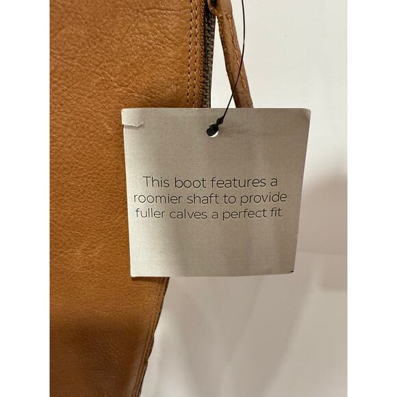 Franco Sarto Meyer Leather Knee High Boots Wide Calf Riding Minimalist Classic - Picture 5 of 14